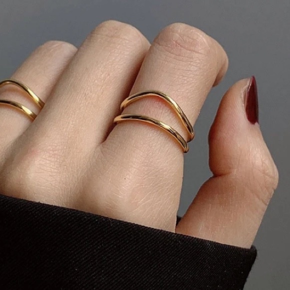 💫Insta double lines ring - Picture 5 of 5